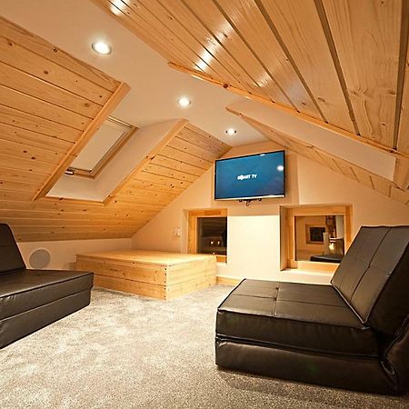 Villa Alum Chine Log Cabin à Bornemouth Extérieur photo