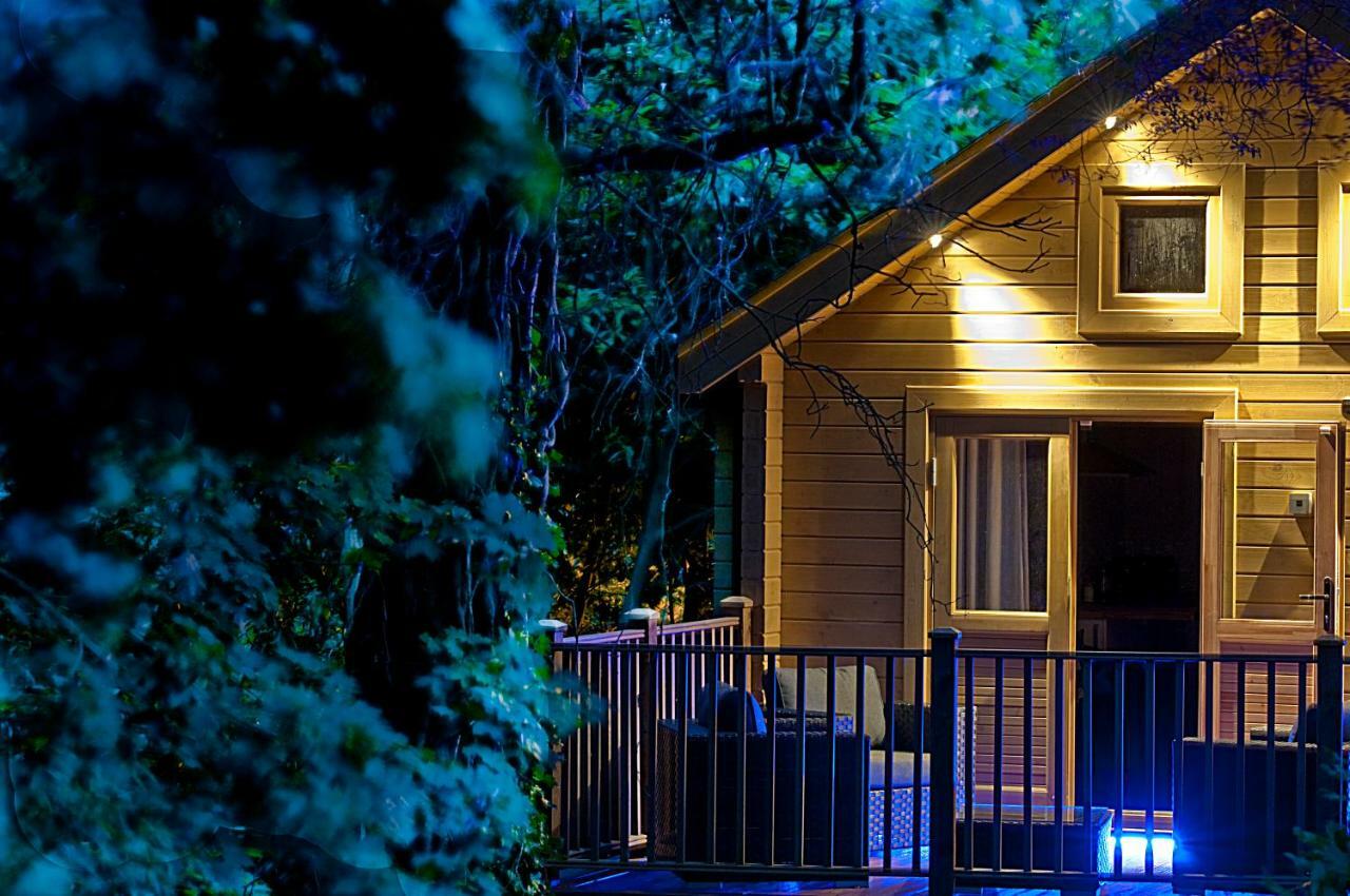 Villa Alum Chine Log Cabin à Bornemouth Extérieur photo